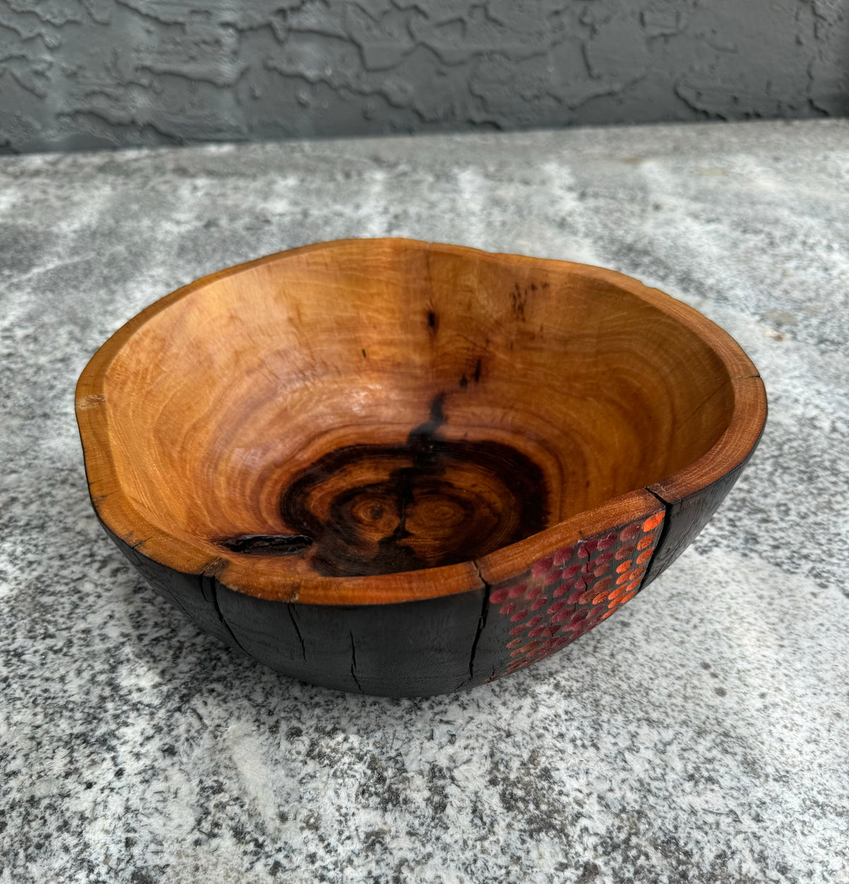 Hand carved bowl