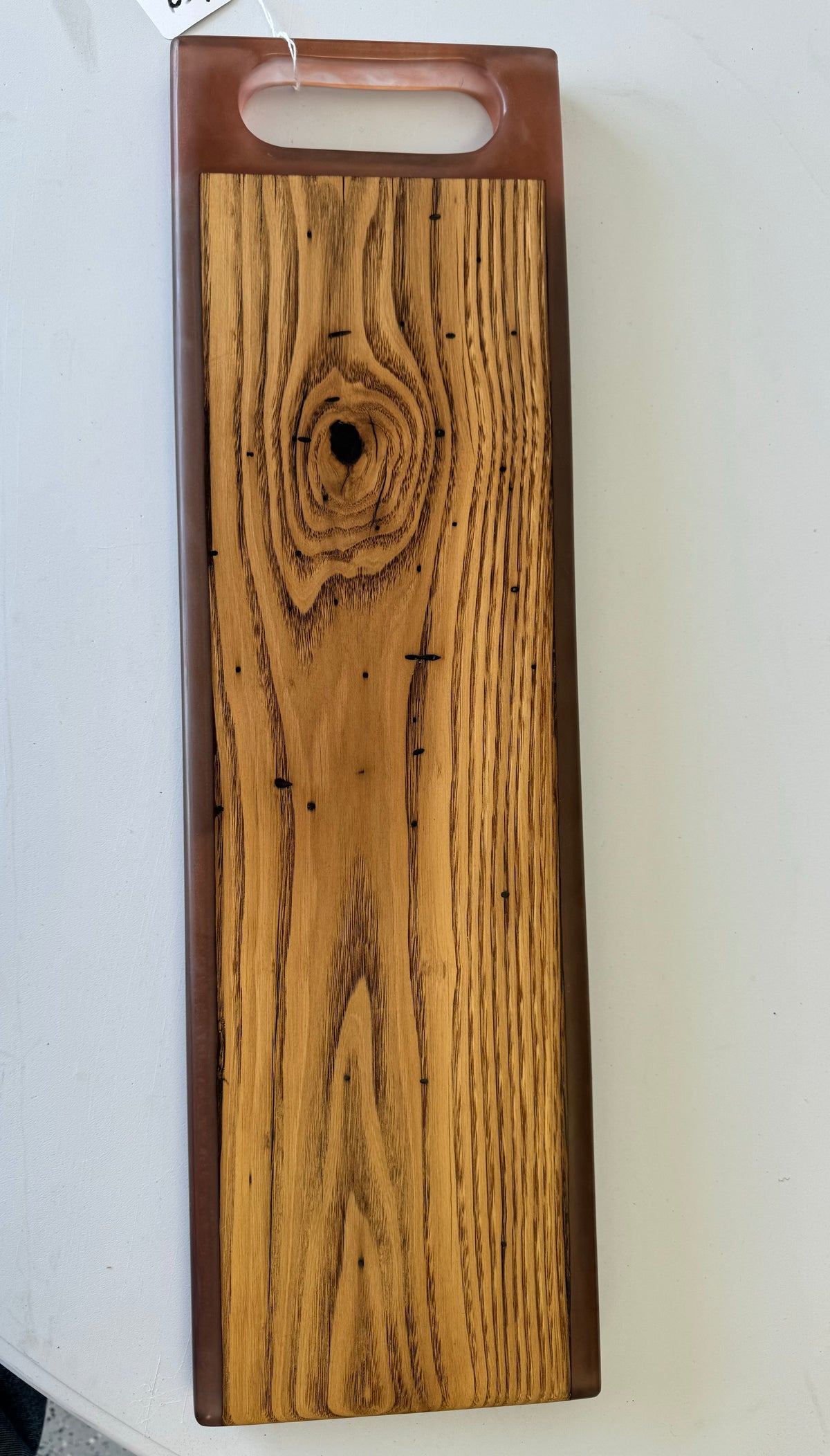 Chestnut and epoxy charcuterie board