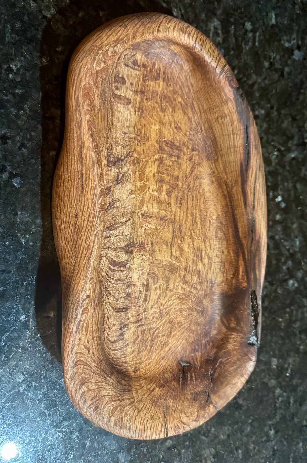 Hand carved wooden bowl