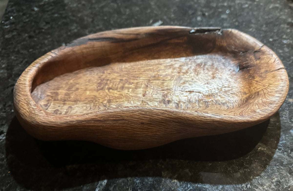 Hand carved wooden bowl