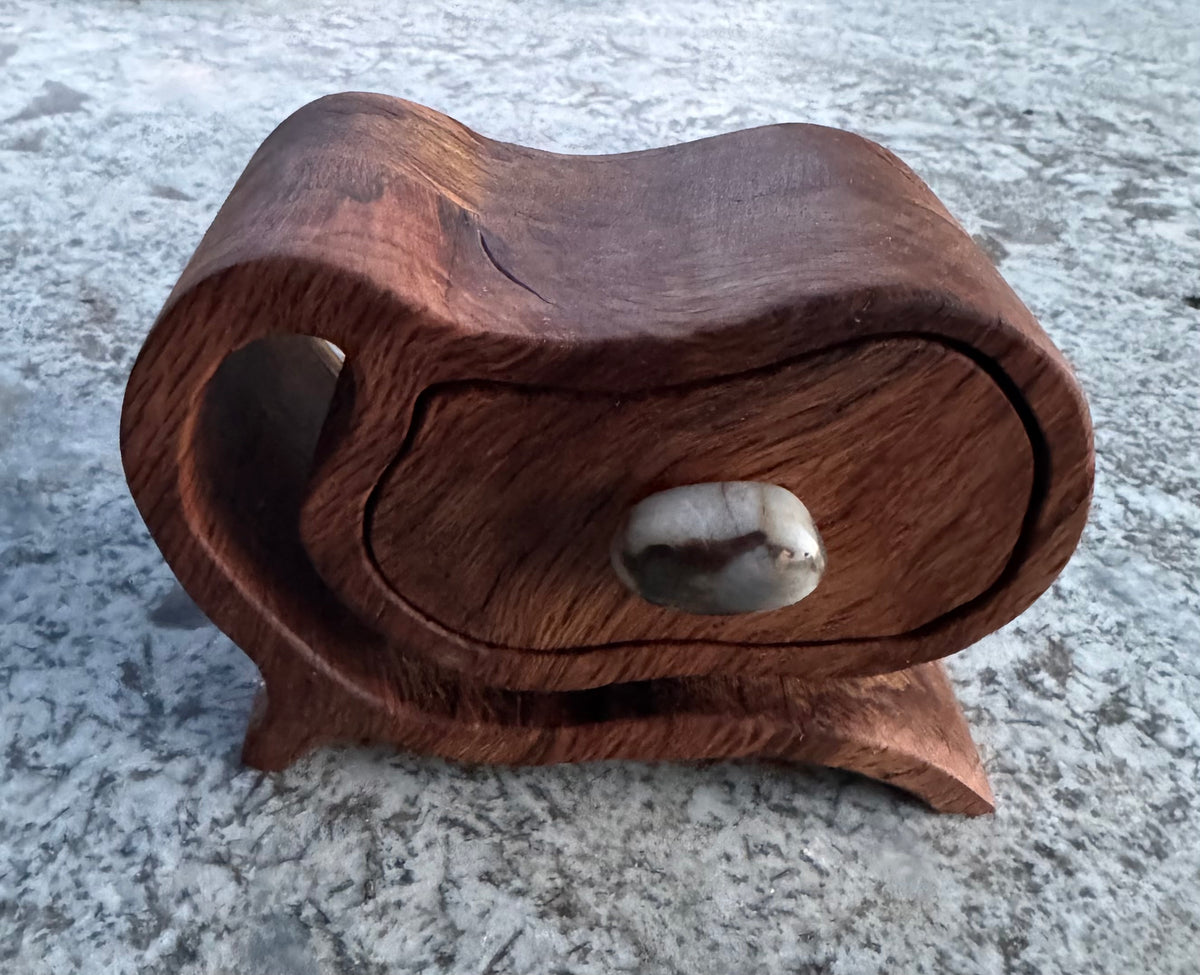 Walnut bandsaw box