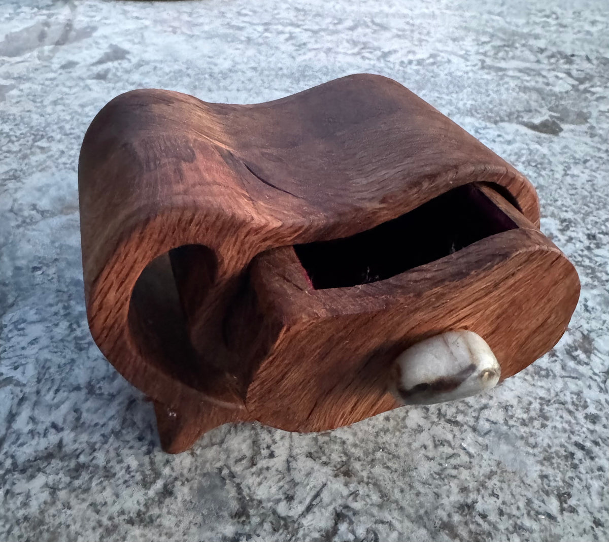 Walnut bandsaw box
