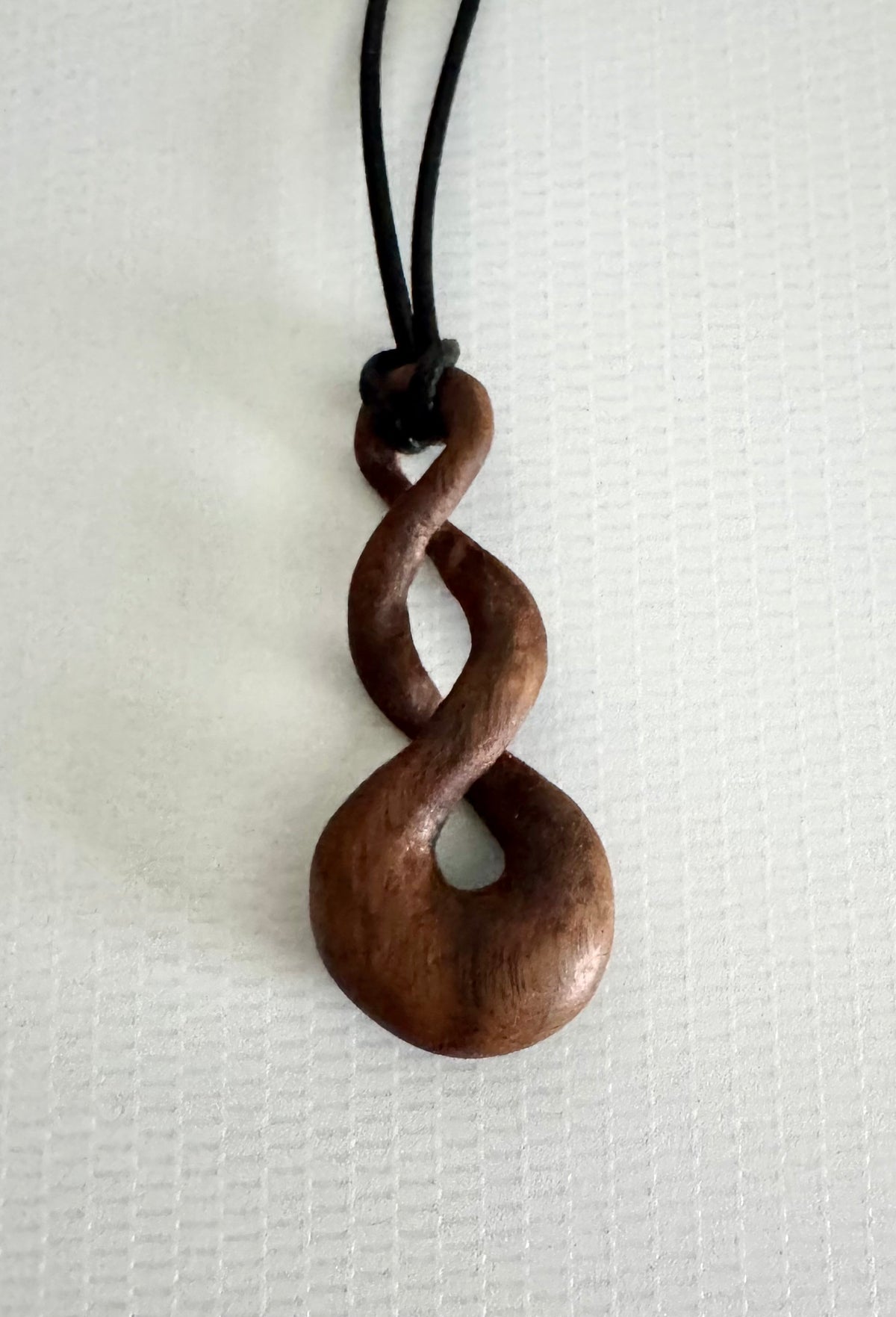 Walnut twist pendant